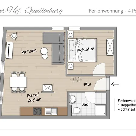 Lejlighed Bunter Hof Quedlinburg