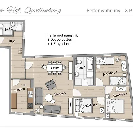 Bunter Hof Quedlinburg
