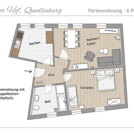 Bunter Hof Quedlinburg