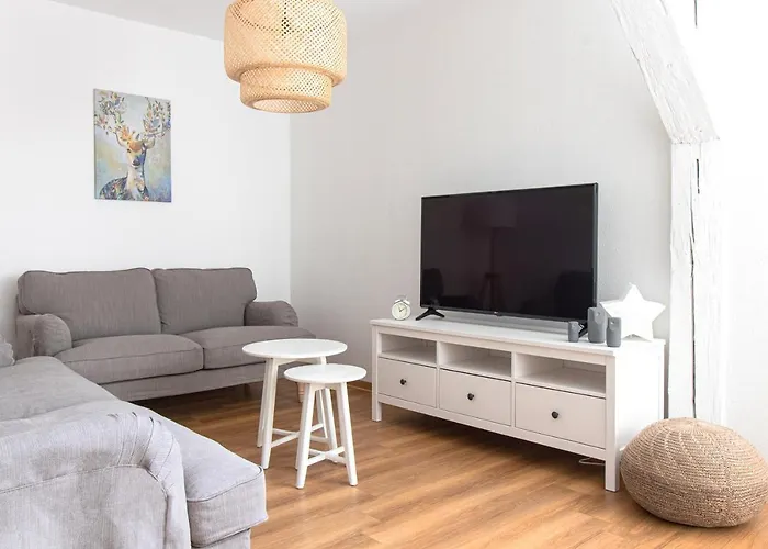 公寓 Bunter Hof 奎德林堡